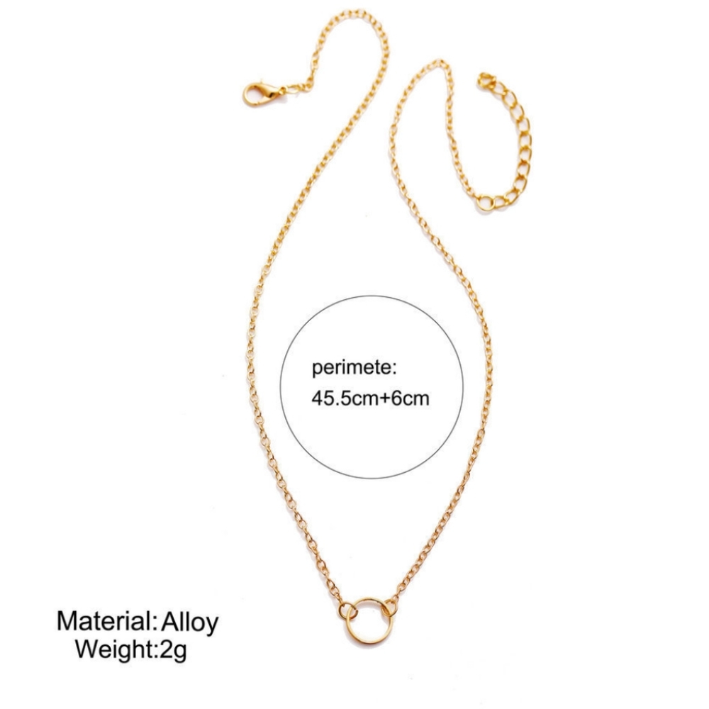 ✨5/$30- SILVER Loop Centered Chain - Picture 3 of 5